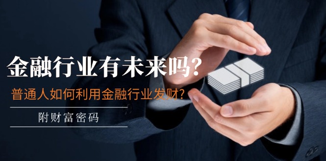 公众号付费文章：金融行业有未来吗？普通人如何利用金融行业发财?(附财富密码)-庄子聊项目