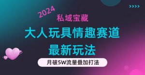 (11541期)私域宝藏:大人玩具情趣赛道合规新玩法,零投入,私域超高流量成单率高-庄子聊项目