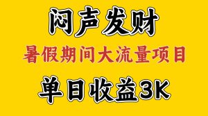 (11558期)闷声发财,假期大流量项目,单日收益3千+ ,拿出执行力,两个月翻身-庄子聊项目