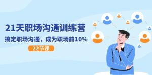 21天职场沟通特训营，搞定职场沟通，成为职场前10%（22节）-庄子聊项目