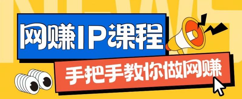 ip合伙人打造1.0，从0到1教你做网创，实现月入过万【揭秘】-庄子聊项目