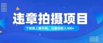 （11698期）随手拍也能赚钱？对的日入300+-庄子聊项目