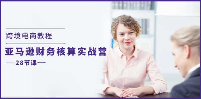 （11706期）跨境电商教程：亚马逊-财务核算实战营（28节课）-庄子聊项目