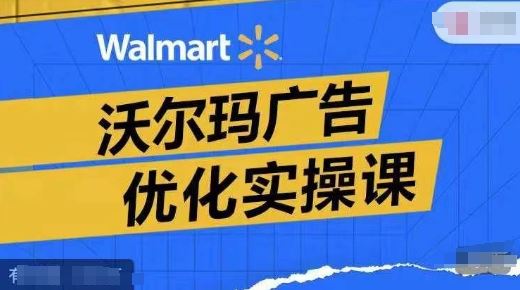 沃尔玛广告优化实操课，广告报告实操讲解，广告如何提高转化和ROAS等-庄子聊项目