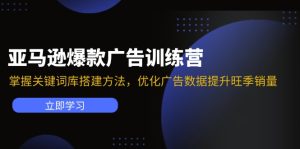 （11858期）亚马逊爆款广告训练营：掌握关键词库搭建方法，优化广告数据提升旺季销量-庄子聊项目