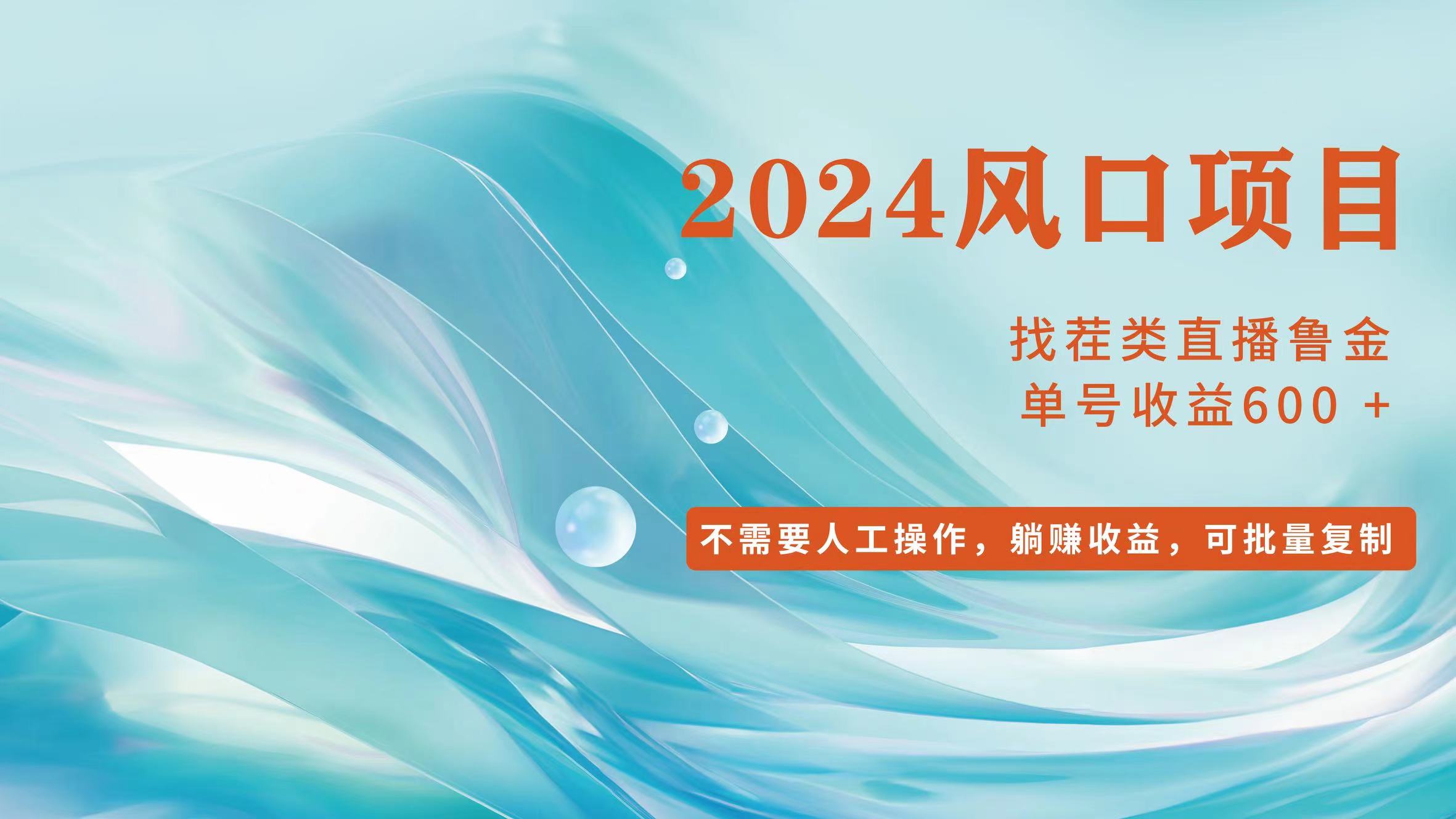 （11868期）小白轻松入手，当天收益600➕，可批量可复制-庄子聊项目