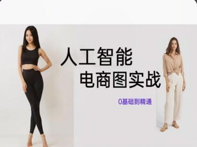 人工智能SD电商图实战，ai绘图0基础到精通-庄子聊项目