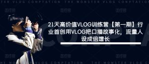 21天高价值VLOG训练营【第一期】行业首创用VLOG把口播故事化,流量人设成倍增长-庄子聊项目