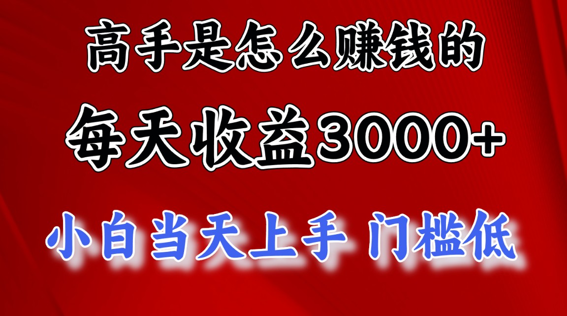（12144期）1天收益3000+，月收益10万以上，24年8月份爆火项目-庄子聊项目