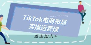 (12156期)TikTok电商布局实操运营课:从新手到精通,成为TikTok带货运营高手-庄子聊项目