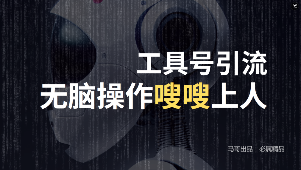 24年抖音最新工具号日引流300+创业粉，日入5000+-庄子聊项目