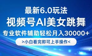 视频号最新6.0玩法，当天起号小白也能轻松月入30000+-庄子聊项目
