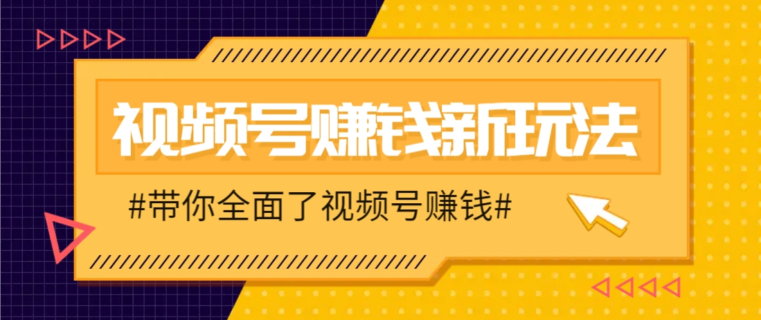视频号短视频带货新玩法，用这个方法，一天佣金4407(附详细教程)-庄子聊项目