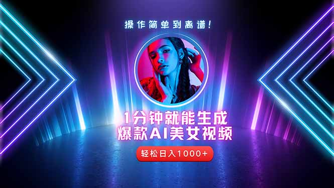 2025年最强副业：用AI做短视频，从零开始打造爆款账号！-庄子聊项目