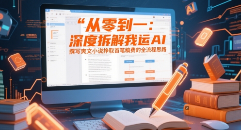 从零到一：深度拆解我运用AI撰写爽文小说挣取首笔稿费的全流程思路-庄子聊项目