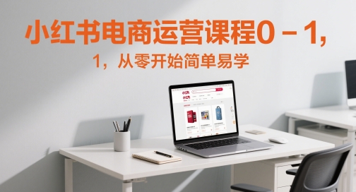 小红书电商运营课程0-1，从零开始简单易学-庄子聊项目