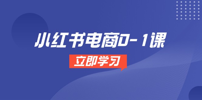 小红书电商0-1课，开店选品全流程，多平台素材处理与爆款笔记制作-庄子聊项目