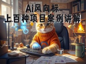 Ai风向标-附100种项目案例玩法-0基础小白到大神ai视频商业应用教学-庄子聊项目