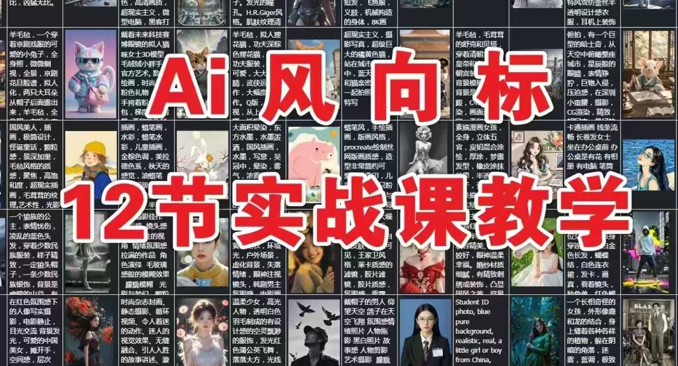 AI风向标：12节实战课教学-庄子聊项目