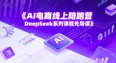 AI电商线上陪跑营，DeepSeek系列课程先导课-庄子聊项目