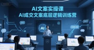 AI文案实操课，AI成交文案底层逻辑训练营-庄子聊项目