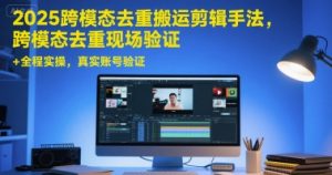 2025跨模态去重搬运剪辑手法，跨模态去重现场验证 +全程实操，真实账号验证-庄子聊项目