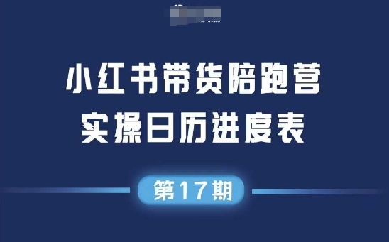 小红书第17期带货陪跑营，不囤货，无不直播，无不投流，通过选品+笔记内容+测品+笔记铺量+矩阵运营打爆款-庄子聊项目