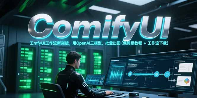 ComfyUI工作流新突破，用OpenAI三模型，批量出图(保姆级教程+工作流下载-庄子聊项目