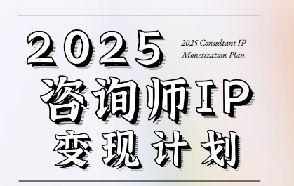 7天构建咨询师变现系统，2025咨询师IP变现计划训练营-庄子聊项目