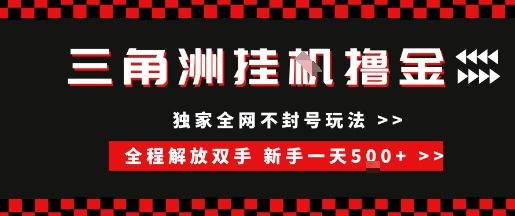 三角洲全自动挂G撸金，新手轻松一天5张+，无脑搬砖【揭秘】-庄子聊项目