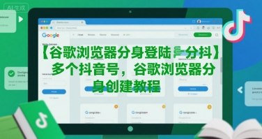 谷歌浏览器分身登陆多个抖音号，谷歌浏览器分身创建教程-庄子聊项目