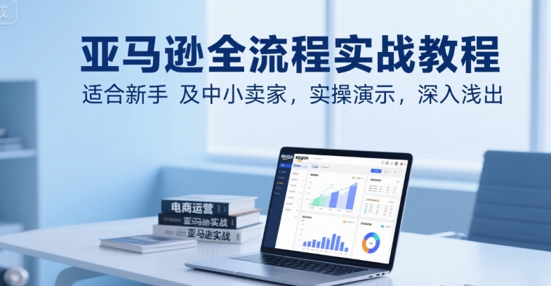 亚马逊全流程实战教程，适合新手及中小卖家，实操演示，深入浅出-庄子聊项目