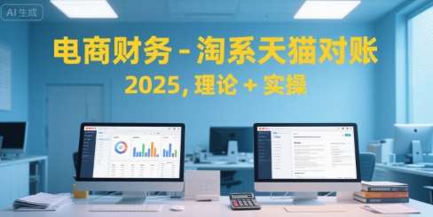 电商财务-淘系天猫对账2025，理论+实操-庄子聊项目