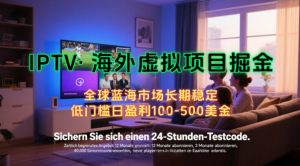 【海外虚拟项目掘金】日入100-200美刀,自己在家就可以闷声发大财,长期可做,工作室可复制扩大【揭秘】-庄子聊项目