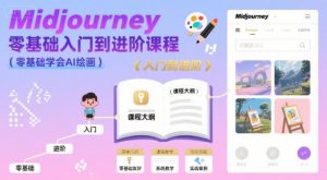 midjourney零基础入门到进阶课程，零基础学会AI绘画-庄子聊项目