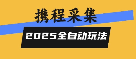 2025携程信息采集全自动玩法，高单价，零人工，全天开干【揭秘】-庄子聊项目