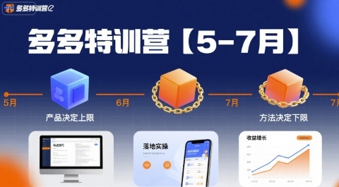 多多特训营【5-7月】产品决定上限，方法决定下限，各种玩法技巧落地实操-庄子聊项目