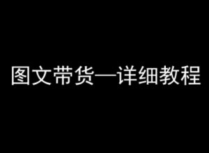 抖音图文带货详细教程,简单易上手,小白都能学会-庄子聊项目