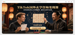 TikTok国外玄学咨询变现课，含财运事业等12大命理领域，融风水运势与运营-庄子聊项目