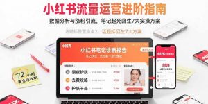 小红书流量运营进阶指南，数据分析与涨粉引流，笔记起死回生7大实操方案-庄子聊项目