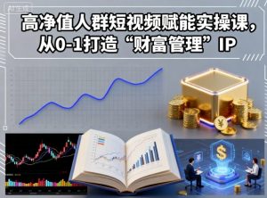 高净值人群短视频赋能实操课,从0-1打造“财富管理”IP-庄子聊项目
