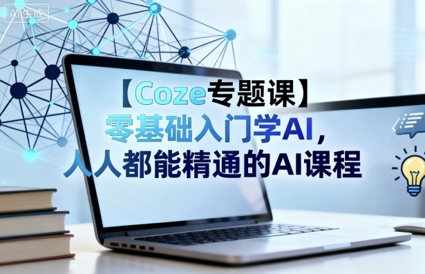【Coze专题课】零基础入门学AI，人人都能精通的AI课程-庄子聊项目