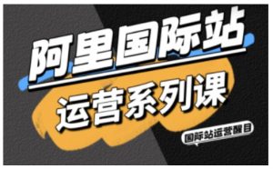 阿里国际站运营系列课,涵盖精准引流、直通车与全站推实战SOP,搭配AI效率工具包与高阶增长玩法-庄子聊项目