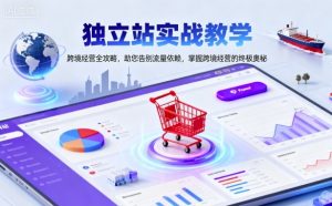 独立站实战教学,跨境经营全攻略,助您告别流量依赖,掌握跨境经营的终极奥-庄子聊项目