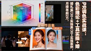 PR调色实战课:色彩理论+工具实操+婚礼医美/30+实操案例,月接单超2万-庄子聊项目