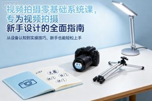 视频拍摄零基础系统课,专为视频拍摄新手设计的全面指南-庄子聊项目