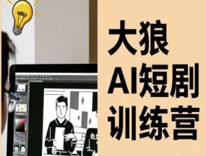 大狼AI短剧训练营-短剧课程(更新中)-庄子聊项目