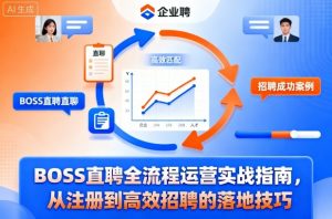 BOSS直聘全流程运营实战指南,从注册到高效招聘的落地技巧-庄子聊项目