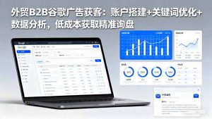 外贸B2B 谷歌广告获客:账户搭建+关键词优化+数据分析 低成本获取精准询盘-庄子聊项目