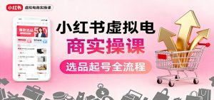 小红书虚拟电商实操课:选品起号+AI 内容创作+店铺运营+引流私域+自动化发笔记-庄子聊项目